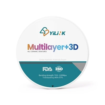 Blocs de zirconia 3D Pro de 98 mm